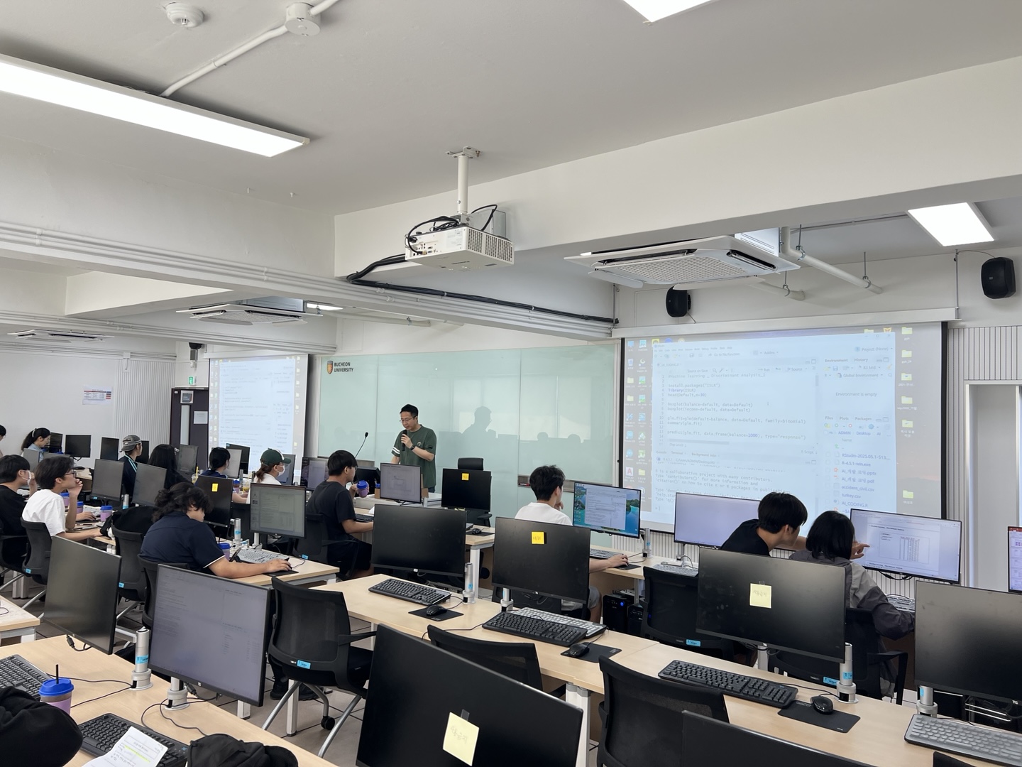 원종고등학교 우리학과에서 AI 개발 코딩 실습