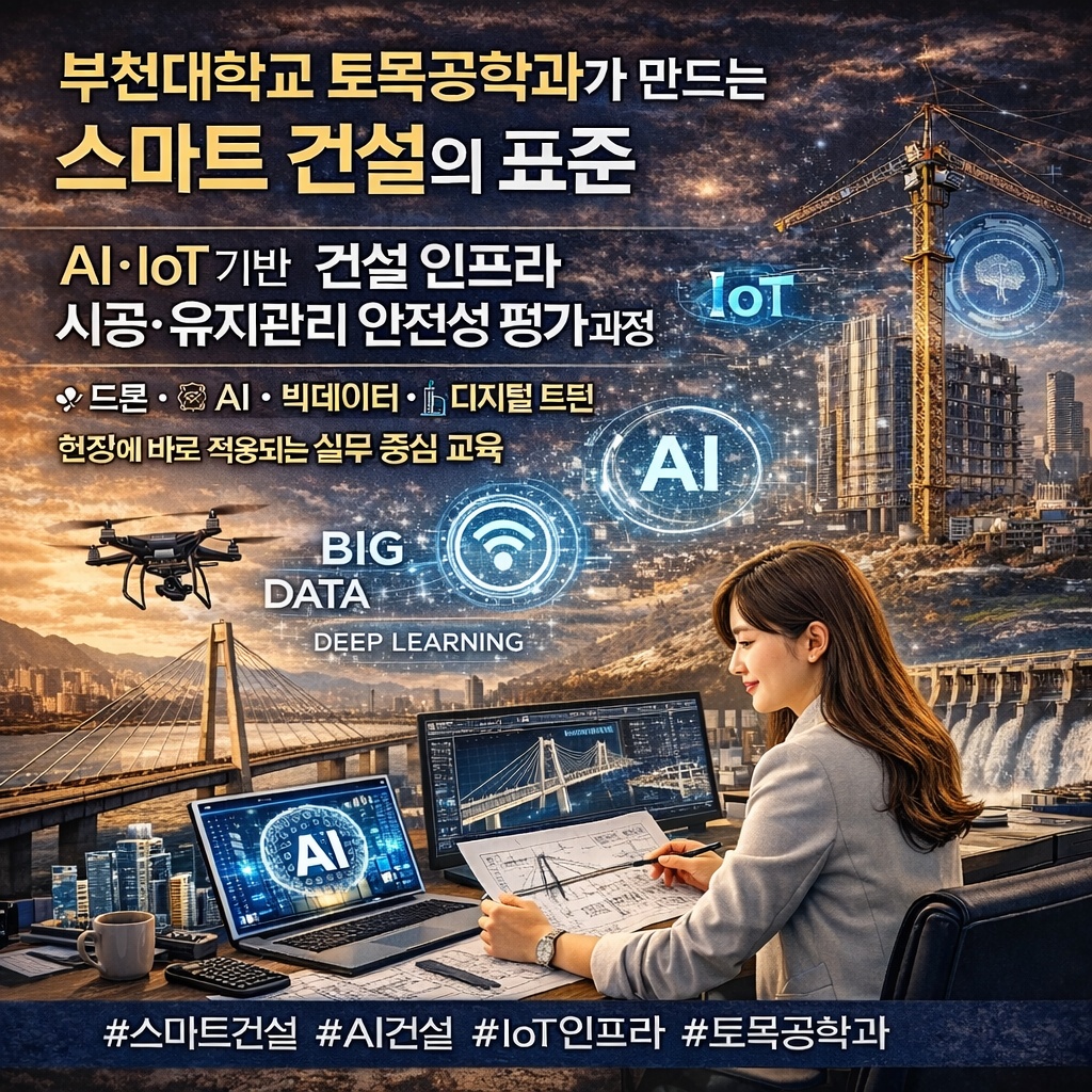 부천대학교 토목공학과와 만들어 가는 스마트건설