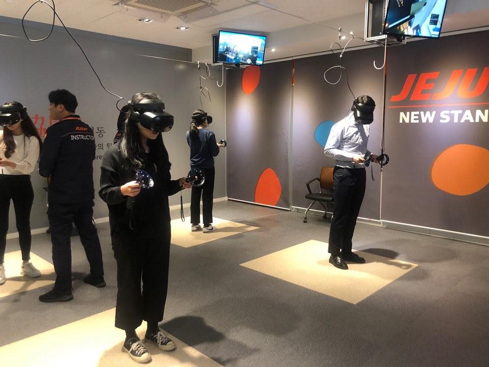 2019년 제주항공 객실훈련센터 VR안전훈련 체험 학습