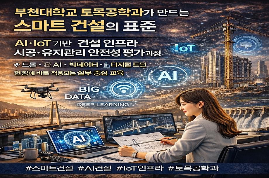부천대학교 토목공학과와 만들어 가는 스마트건설